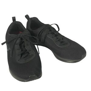 Skechers 77274 Womens Work Slip Resistant Memory Foam Black Skech-Air Shoes 10M